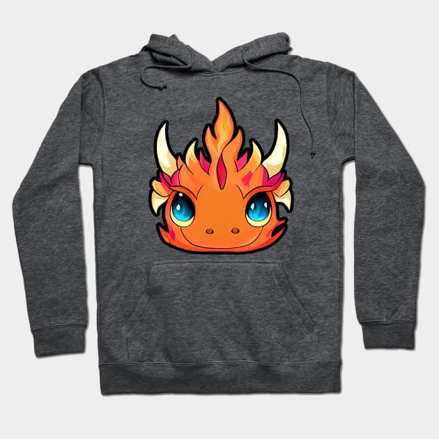 Fire Dragon Cartoon Anime Hoodie by Edongski303 Teepublic Merch